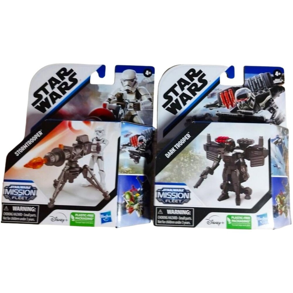 Star Wars Mission Fleet Dark Trooper & Stormtrooper Action Figures - NEW